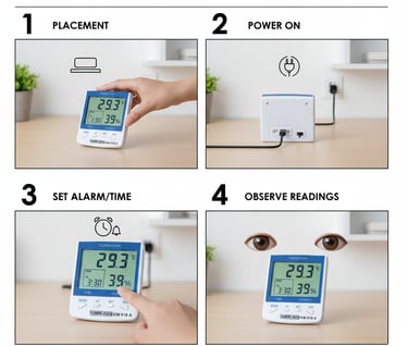 Thermo Hygro Meter KM918A