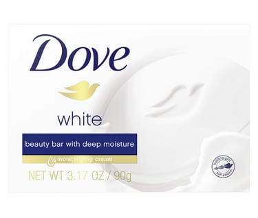 a white dove dove white beauty bar soap