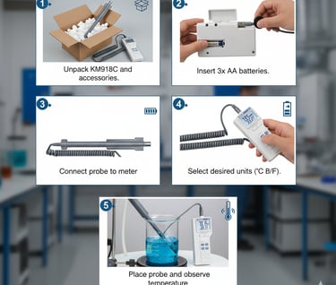 Thermo Hygro Meter-KM918C