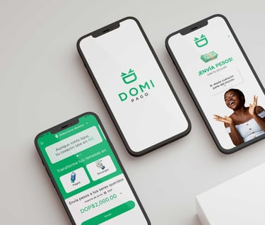 app design for remittances and branding design