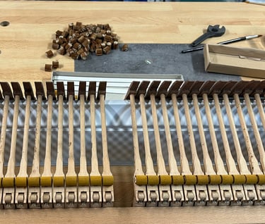 Remplacement rouleaux piano à queue