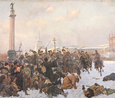 Кривава неділя. Войцех Горацій Коссак. Музей мистецтв. Кропивницький