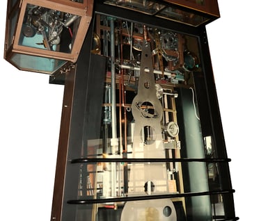 Plus de 3 mètres de haut pour cette Horloge à eau !