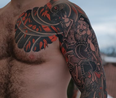 Japanese tattoogermany sleeve asian