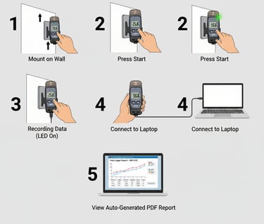 Thermo Hygro Meter KM9122