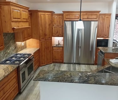 Knotty Alder Kitchen