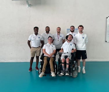 Groupe de l'équipe de sport