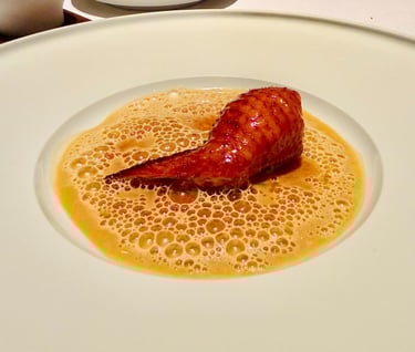 Chef Calvert’s Tea Smoked Chicken Wing 