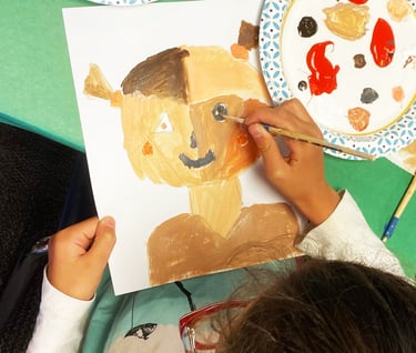 color mixing portrait
