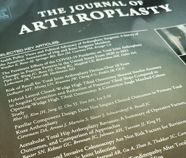 Dr Thiago Busato The journal of arthroplasty