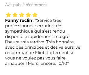Avis de Fanny Reclin