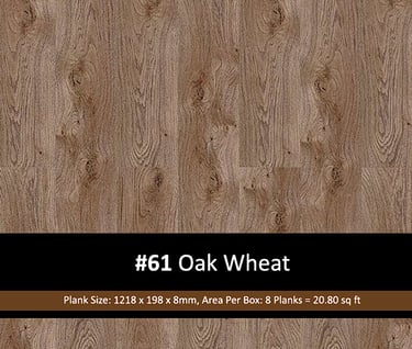 Oak Wheat Laminate Flooring 8mm
