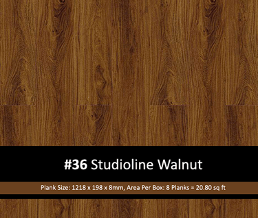 Studioline Walnut Laminate Flooring