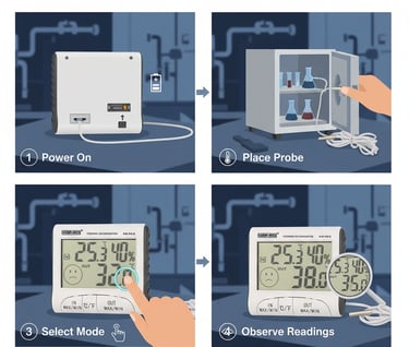 Thermo Hygro Meter-KM918B