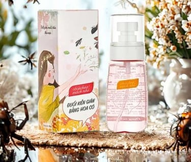 Xịt đuổi kiến gián bằng hoa cỏ 90ml