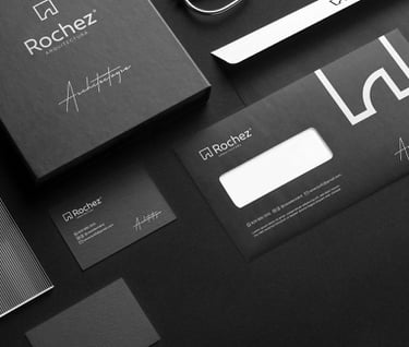 minimalist architect stationery
