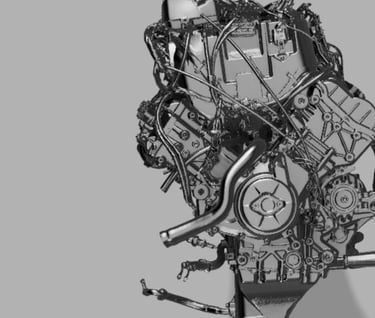 Ducati Panigale V4 Engine 3D Scan