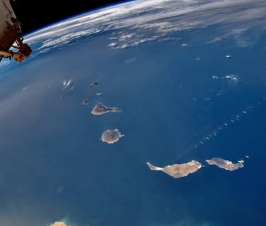 islas canarias vista de satélite nasa