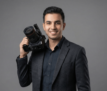 Samir Badwan videographer in Content Plus Dubai.