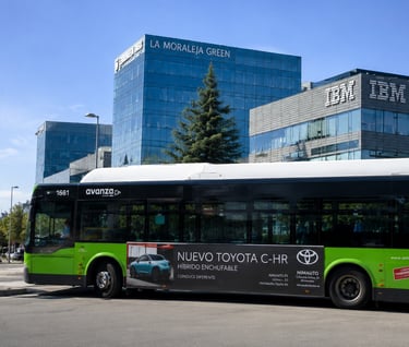 Publicidad en Autobuses Urbanos en Alcobendas