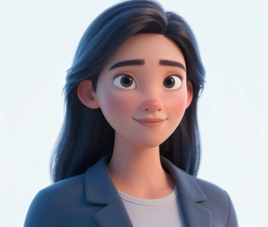 A final high-resolution render of a 3D animated scene, featuring sophisticated textures and cinematic lighting in #4A6B8A and #8FE3F5.