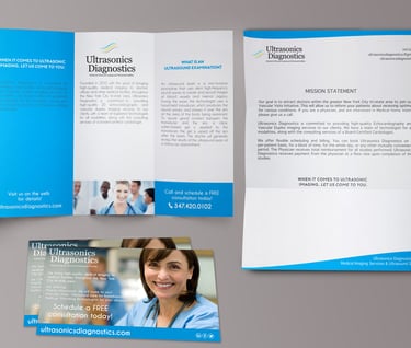 ultra sonic lounge branding package