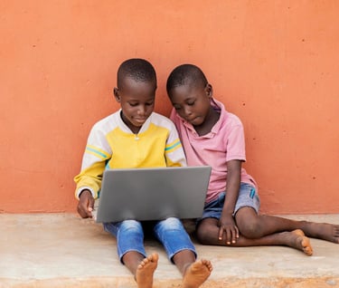 enfant africains technologies