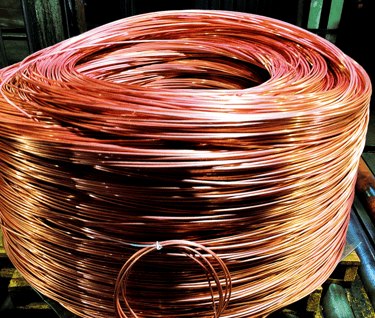 Vergalhão de cobre 100% reciclado é CBL