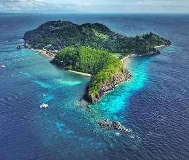 Vista cenital de la Isla de Apo