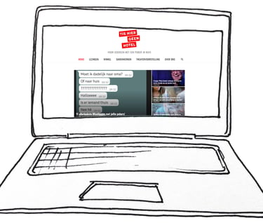 website tis hier geen hotel pubers opvoeden