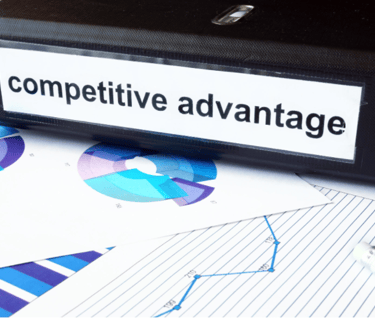 analytics displaying competitive advantage
