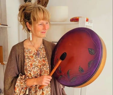 Abbey Lakshmi Astara using sound as part of multidimensional healing