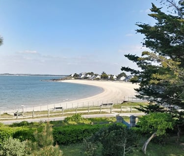 Vue depuis la Villa de la plage de Sorlock
