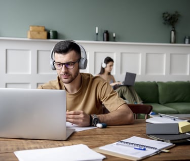 estudiante en linea
