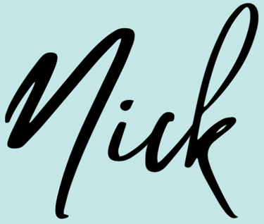 nick written in signature style