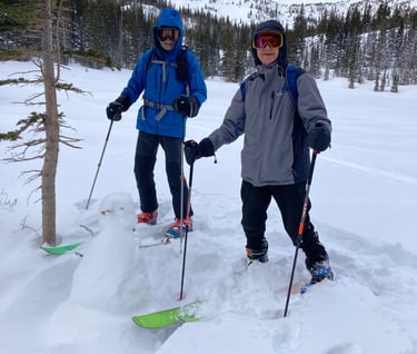 Lower Forest Lake; Bill Rivers and Tom Glenn