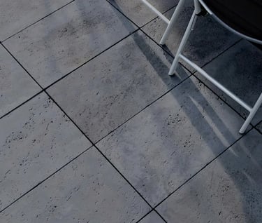 Travertine plytelės terasoms