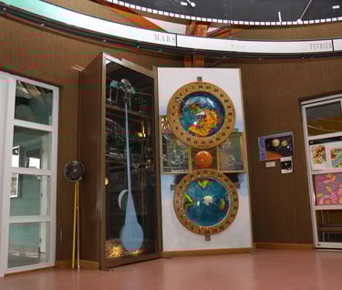 Horloge à deux hémisphères !