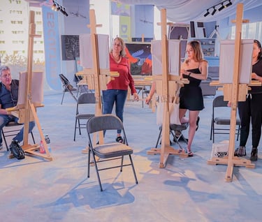 dibujo con modelo en vivo