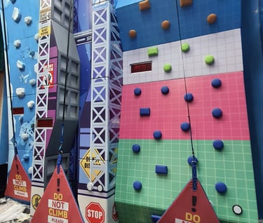 Indoor Magic-Rubiks Cube Climbing Wall