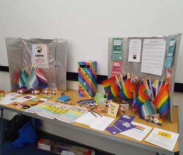 Pride in Orkney information table