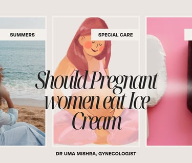 Should pregnant women eat ice cream