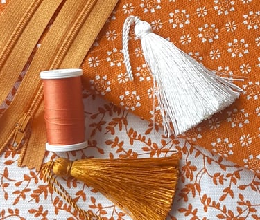 fils à coudre pampille blanc