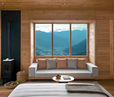 Paro-Bhutan-Six-Senses-Suite-Living-Room
