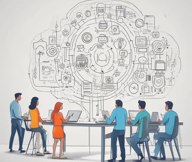 white and black abstract painting