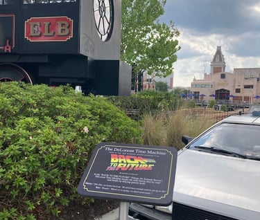 Universal Delorean Back to the Future