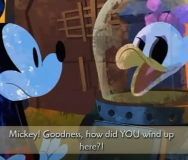 Epic Mickey Cutscene, Wishing T'Kal