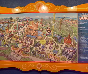 Universal Krustyland Map