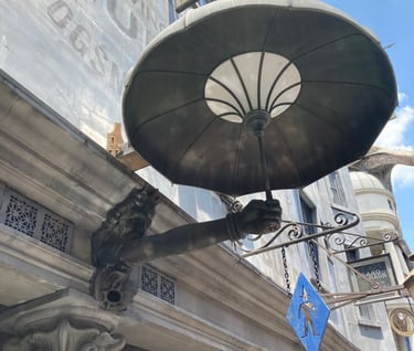 Harry Potter Hogsmeade Reaching Arm Lamp Post