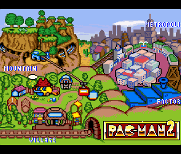 Pac-Man 2 The New Adventures Overworld